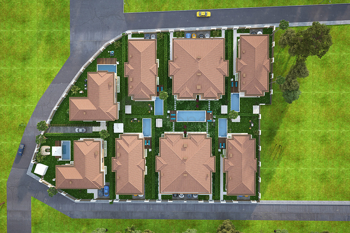 Виллы в престижном районе Дошемеалты - Анталия 