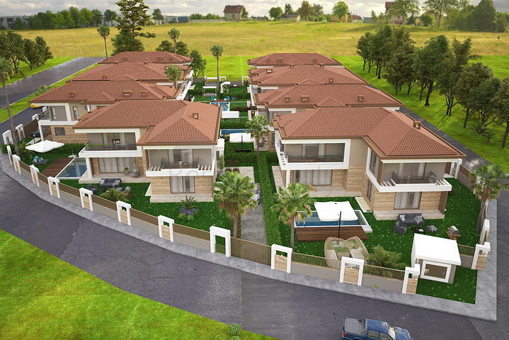 Виллы в престижном районе Дошемеалты - Анталия 