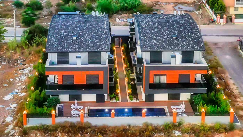 Квартира планировки 3+1 в микрорайоне Гюзельоба - Анталия 