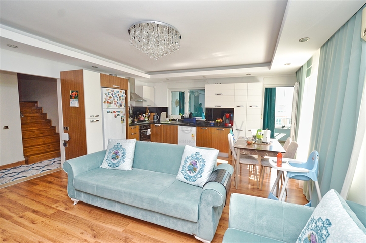 Квартира планировки 3+1 дуплекс в микрорайоне Лиман - Анталия 