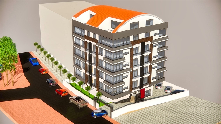 Квартиры планировки 1+1 , 2+1 и 4+1 дуплекс в центре города Анталия 