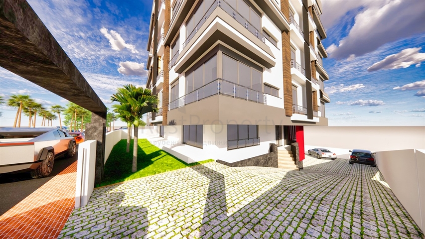 Квартиры планировки 1+1 , 2+1 и 4+1 дуплекс в центре города Анталия 