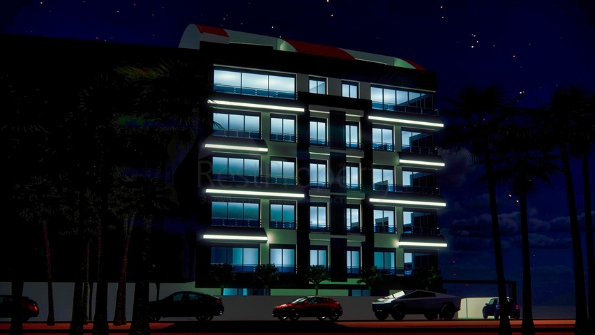 Квартиры планировки 1+1 , 2+1 и 4+1 дуплекс в центре города Анталия 