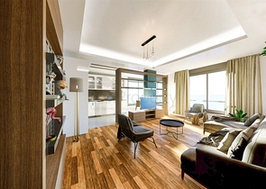 Квартиры планировки 1+1 , 2+1 и 4+1 дуплекс в центре города Анталия 