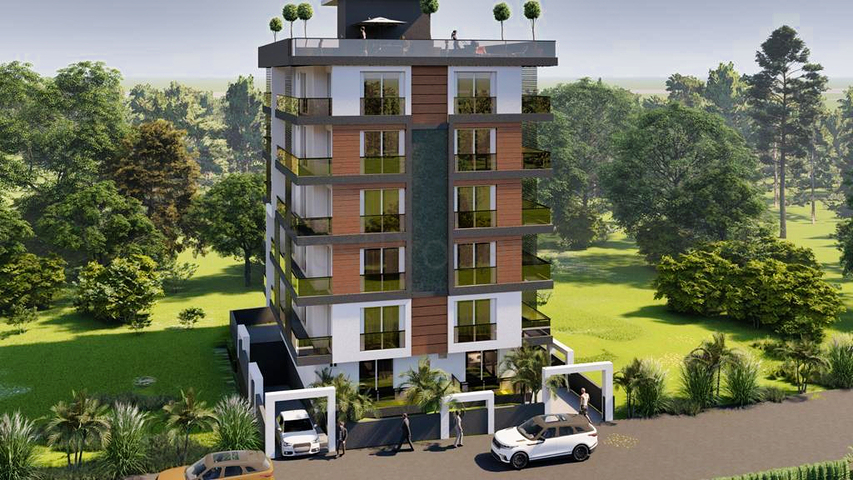 Инвестиционный проект новых квартир в центре города Анталия 