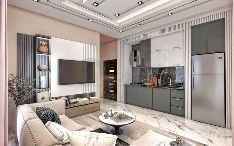 Инвестиционный проект новых квартир в центре города Анталия 