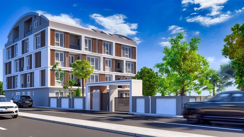 Строящийся инвестиционный проект в центре города Анталия  Строящийся инвестиционный проект в центре города Анталия