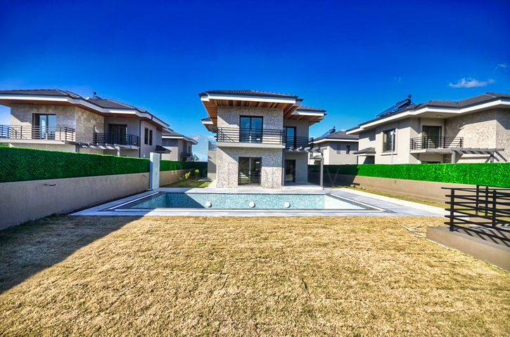 Вилла планировки 4+1 в районе Фетхие 