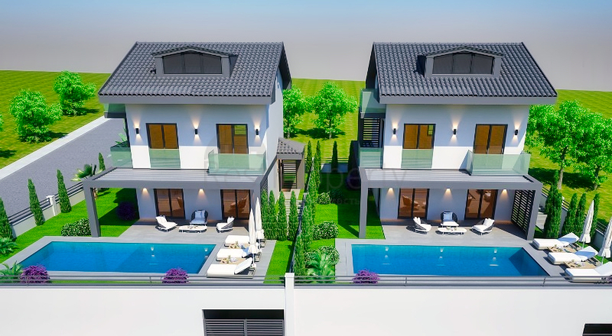 Вилла 3+1 в районе Фетхие