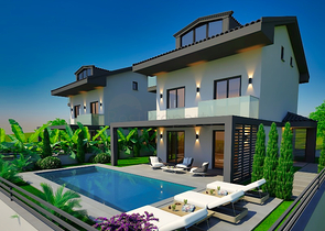 Вилла 3+1 в районе Фетхие