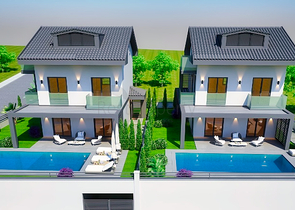 Вилла 3+1 в районе Фетхие