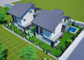 Вилла 3+1 в районе Фетхие