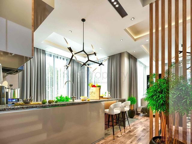 Виллы в комплексе , планировки 4+1 в районе Дошемеалты - Анталия 