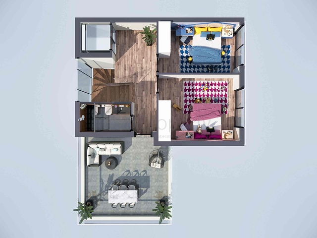 Виллы в комплексе , планировки 4+1 в районе Дошемеалты - Анталия 