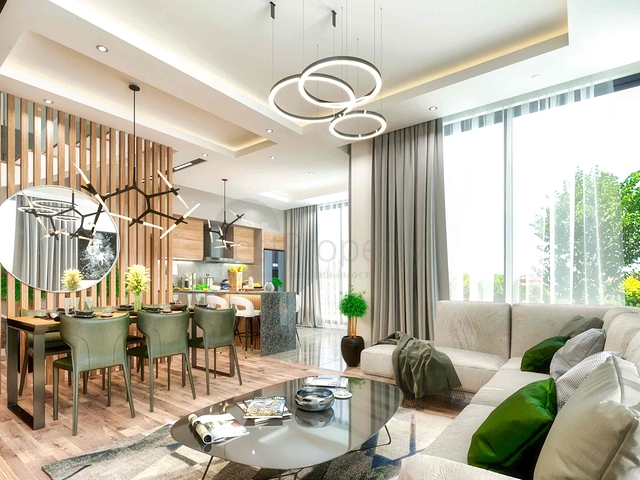 Виллы в комплексе , планировки 4+1 в районе Дошемеалты - Анталия 