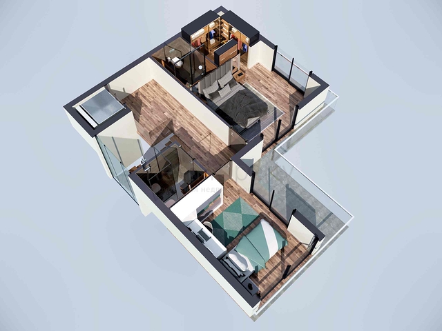 Виллы в комплексе , планировки 4+1 в районе Дошемеалты - Анталия 