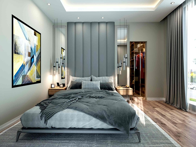 Виллы в комплексе , планировки 4+1 в районе Дошемеалты - Анталия 