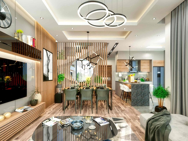 Виллы в комплексе , планировки 4+1 в районе Дошемеалты - Анталия 