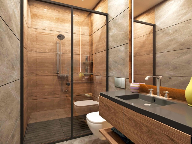 Виллы в комплексе , планировки 4+1 в районе Дошемеалты - Анталия 