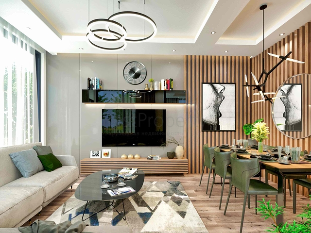 Виллы в комплексе , планировки 4+1 в районе Дошемеалты - Анталия 