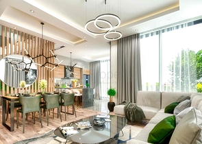 Виллы в комплексе , планировки 4+1 в районе Дошемеалты - Анталия 