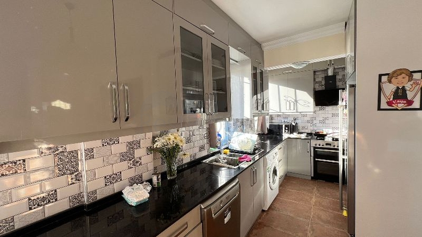 Вилла с видом на море планировки 4+1 в районе Фетхие 