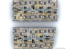 Квартира планировки 1+1,2+1,3+1,4+1 в районе Фетхие  Квартира планировки 1+1,2+1,3+1,4+1 в районе Фетхие