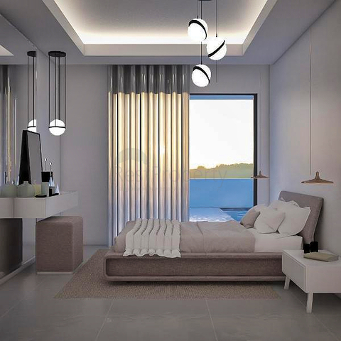 Вилла с бассейном планировки 4+1 в районе Фетхие 