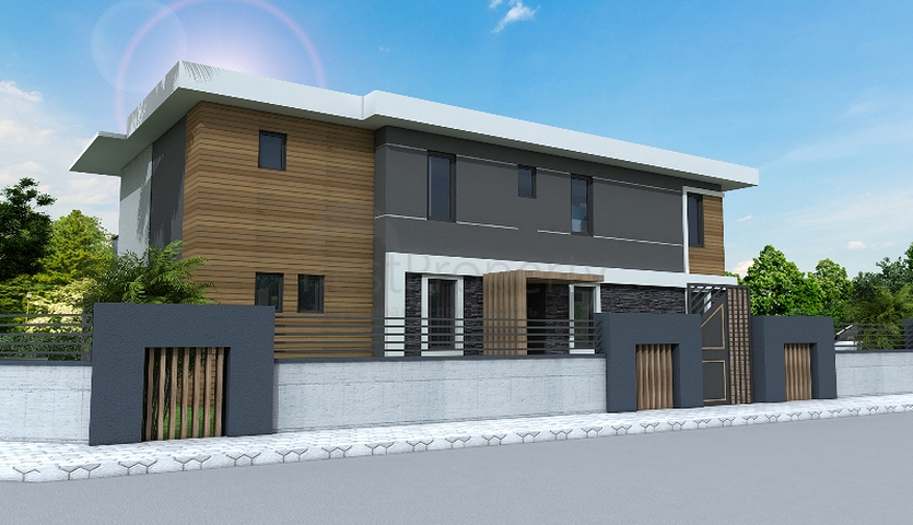 Новая вилла планировки 4+1 в районе Фетхие 