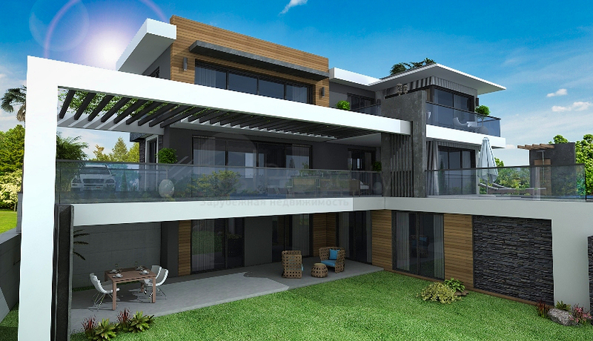 Новая вилла планировки 4+1 в районе Фетхие 