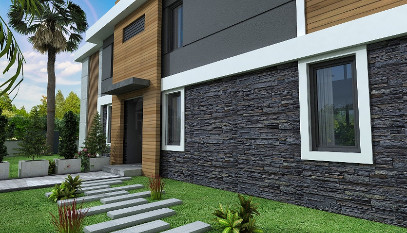 Новая вилла планировки 4+1 в районе Фетхие 