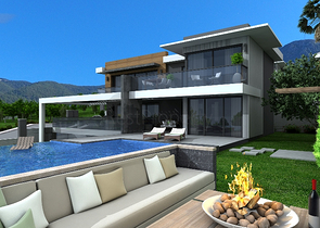 Новая вилла планировки 4+1 в районе Фетхие 