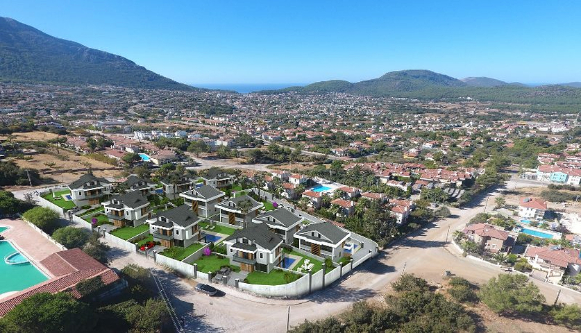 Просторная вилла планировки 4+1 в районе Фетхие 