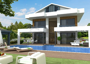 Просторная вилла планировки 4+1 в районе Фетхие 