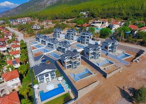 Просторная вилла планировки 4+1 в районе Фетхие 