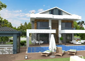 Просторная вилла планировки 4+1 в районе Фетхие 