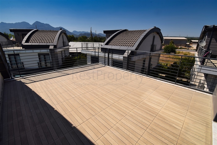 Вилла планировки 6+2 в микрорайоне Моллаюсуф - Анталия 