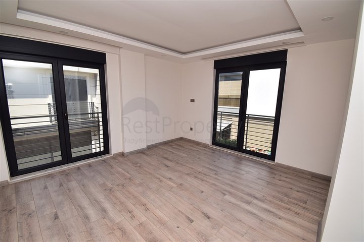 Вилла планировки 6+2 в микрорайоне Моллаюсуф - Анталия 