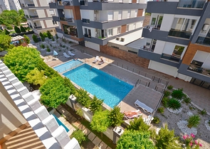 Квартиры планировки 1+1 в микрорайоне Хурма - Анталия