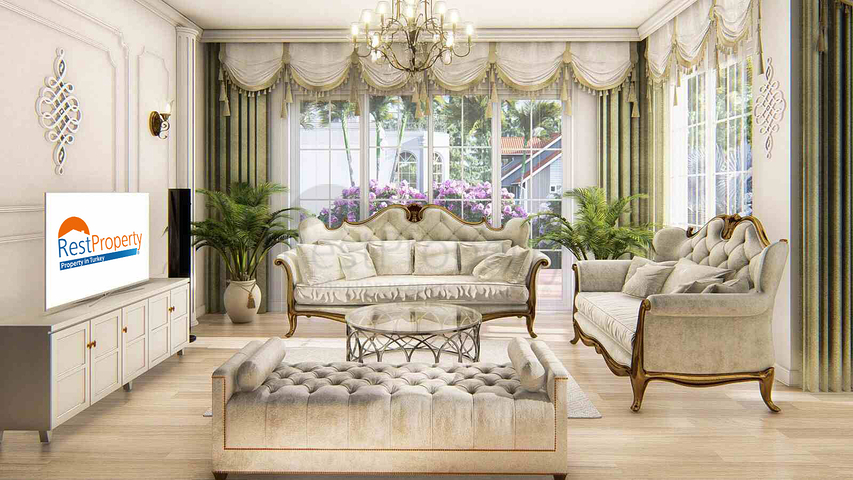 Новая вилла планировки 4+1 в районе Дошемеалты - Анталия 