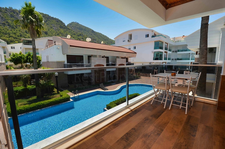 Виллы класса люкс , планировки 5+2 в микрорайоне Сарысу - Анталия 