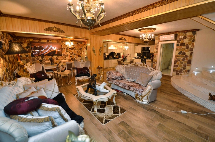 Виллы класса люкс , планировки 5+2 в микрорайоне Сарысу - Анталия 