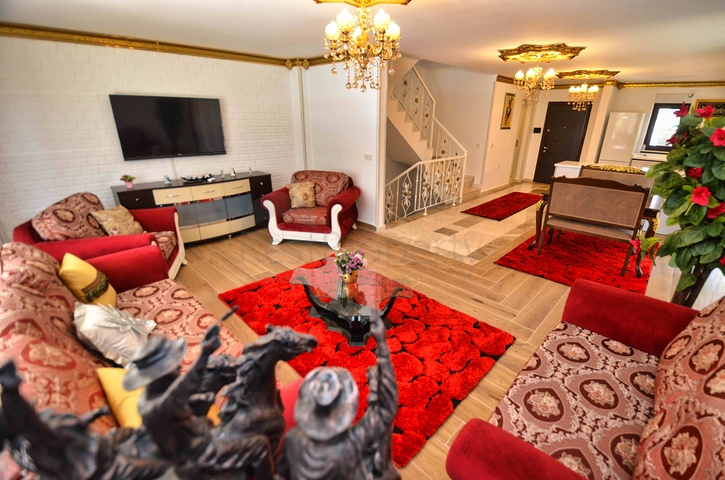 Виллы класса люкс , планировки 5+2 в микрорайоне Сарысу - Анталия 