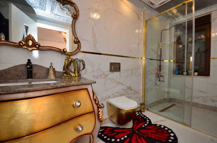 Виллы класса люкс , планировки 5+2 в микрорайоне Сарысу - Анталия 