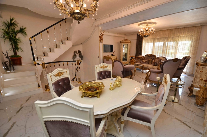 Виллы класса люкс , планировки 5+2 в микрорайоне Сарысу - Анталия 