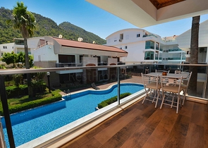 Виллы класса люкс , планировки 5+2 в микрорайоне Сарысу - Анталия 