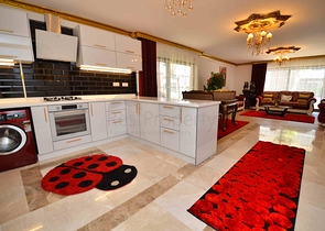 Виллы класса люкс , планировки 5+2 в микрорайоне Сарысу - Анталия 