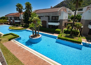 Виллы класса люкс , планировки 5+2 в микрорайоне Сарысу - Анталия 