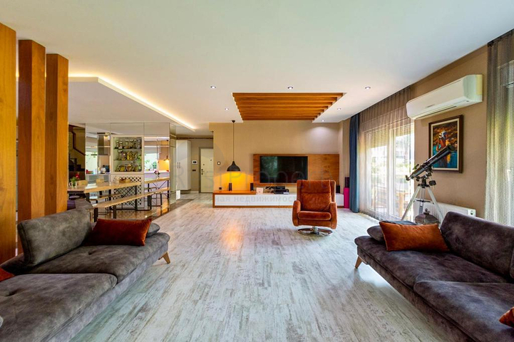 Квартира планировки 4+1 с мебелью в микрорайоне Унджалы - Анталия 