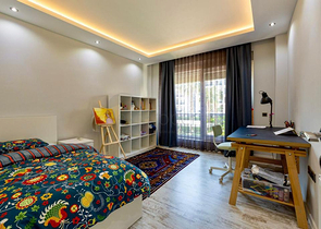 Квартира планировки 4+1 с мебелью в микрорайоне Унджалы - Анталия 